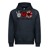 Navy Peace Love Sunshine Sunflower Urban Hoodie - Bettercallsaul