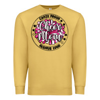 Antique Gold cheer mom Premium Sweatshirt - MaliasSmallBusiness