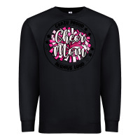 Black cheer mom Premium Sweatshirt - MaliasSmallBusiness