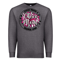 Charcoal Heather cheer mom Premium Sweatshirt - MaliasSmallBusiness