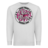 Dove Grey cheer mom Premium Sweatshirt - MaliasSmallBusiness