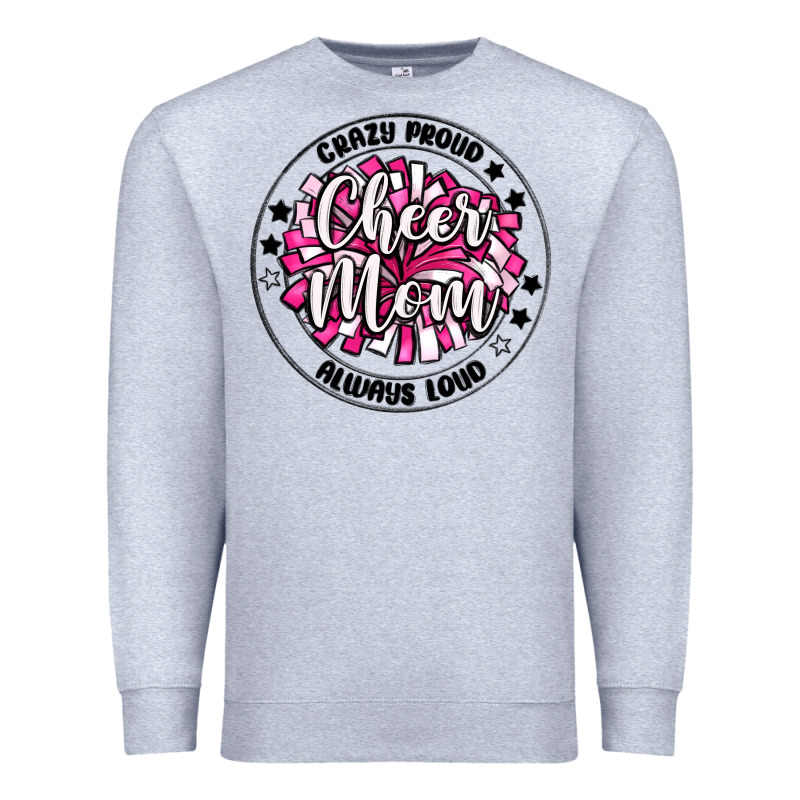 Cheer Mom Premium Sweatshirt by MaliasSmallBusiness | Teevron