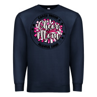 Navy cheer mom Premium Sweatshirt - MaliasSmallBusiness