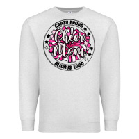 Oatmeal Heather cheer mom Premium Sweatshirt - MaliasSmallBusiness