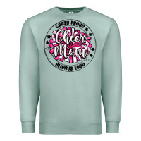 Seafoam cheer mom Premium Sweatshirt - MaliasSmallBusiness