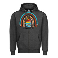 Charcoal Heather #teacherlife Zipper Hoodie - JahusDesignShop