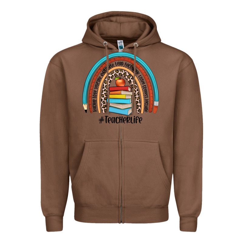 #teacherlife Zipper Hoodie by JahusDesignShop | Teevron