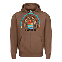 Chestnut #teacherlife Zipper Hoodie - JahusDesignShop