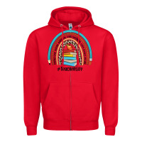 Red #teacherlife Zipper Hoodie - JahusDesignShop