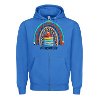 True Royal #teacherlife Zipper Hoodie - JahusDesignShop