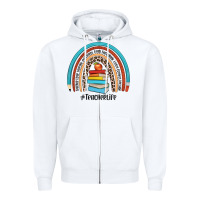 White #teacherlife Zipper Hoodie - JahusDesignShop