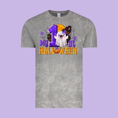 My 1st Halloween Vintage Tee Designed By Texasbilliewilder