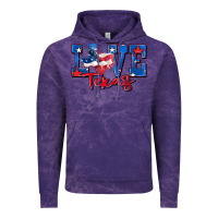 Cloud Purple love texas map Vintage Hoodie - Zillion Design Studio