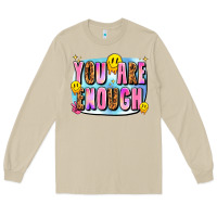 Mushroom you are enough Long Sleeve Tee - JahusDesignShop