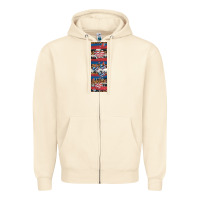 Sandshell usa flag and western patterns  penwraps 1 Zipper Hoodie - Artiststas