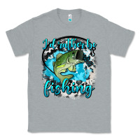 Heather Grey i d rather be fishing Classic Tee - AdoDesignShop