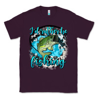 Plum i d rather be fishing Classic Tee - AdoDesignShop
