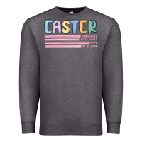 Charcoal Heather easter  Bunny Kısses Premium Sweatshirt - MaliasSmallBusiness