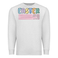 Oatmeal Heather easter  Bunny Kısses Premium Sweatshirt - MaliasSmallBusiness