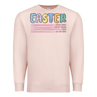 Pale Pink easter  Bunny Kısses Premium Sweatshirt - MaliasSmallBusiness