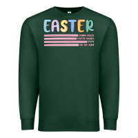 Sports Green easter  Bunny Kısses Premium Sweatshirt - MaliasSmallBusiness