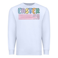 White easter  Bunny Kısses Premium Sweatshirt - MaliasSmallBusiness