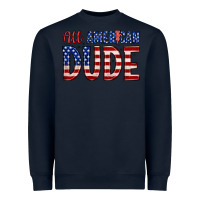 Navy all american dude Heavyweight Sweatshirt - Zillion Design Studio