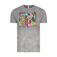 Cloud Rock easter cross background Vintage Tee - BarkalooDesign