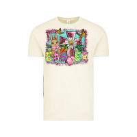 Vintage Arctic easter cross background Vintage Tee - BarkalooDesign