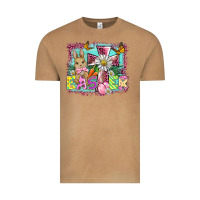 Vintage Camel easter cross background Vintage Tee - BarkalooDesign