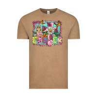 Vintage Coffee easter cross background Vintage Tee - BarkalooDesign