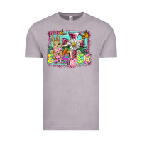Vintage Zinc easter cross background Vintage Tee - BarkalooDesign