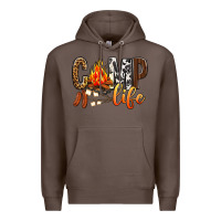 Coffee Camp Life Premium Hoodie - BundleAndBundleShop