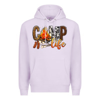 Lilac Camp Life Premium Hoodie - BundleAndBundleShop