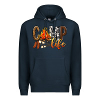 Navy Camp Life Premium Hoodie - BundleAndBundleShop