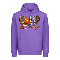 Purple Camp Life Premium Hoodie - BundleAndBundleShop