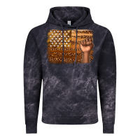 Cloud Black American melanin flag Vintage Hoodie - texasbilliewilder
