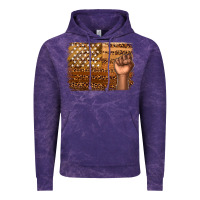 Cloud Purple American melanin flag Vintage Hoodie - texasbilliewilder