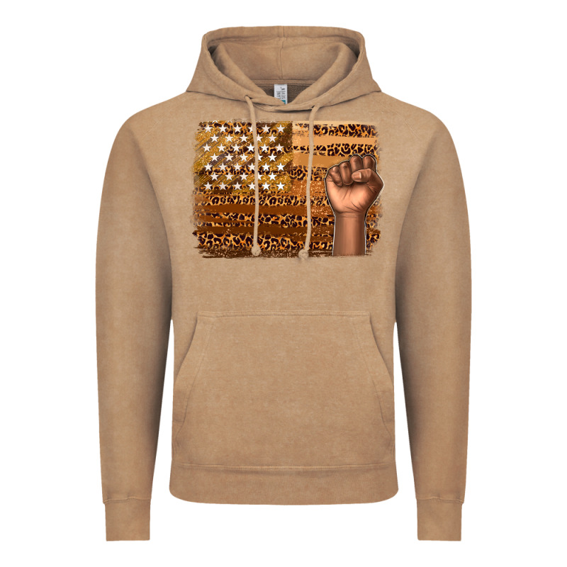 American Melanin Flag Vintage Hoodie by texasbilliewilder | Teevron