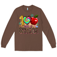 Chestnut 100 days of school Long Sleeve Tee - AdoDesignShop