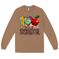 Toasted Coconut 100 days of school Long Sleeve Tee - AdoDesignShop