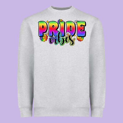 Pride Vibes Heavyweight Sweatshirt Designed By Zillion Design Studio