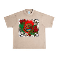 French Oak mexican flag and roses Urban Heavy Tee - CTS Tumbler Store