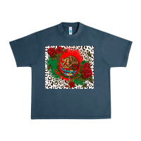 Midnight Navy mexican flag and roses Urban Heavy Tee - CTS Tumbler Store