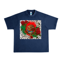 Navy mexican flag and roses Urban Heavy Tee - CTS Tumbler Store