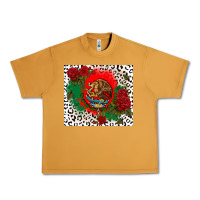 Peanut Butter mexican flag and roses Urban Heavy Tee - CTS Tumbler Store