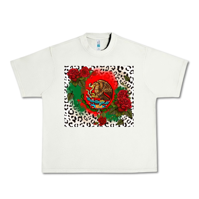 Mexican Flag And Roses Urban Heavy Tee by CTS Tumbler Store | Teevron