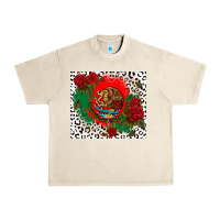 Sandshell mexican flag and roses Urban Heavy Tee - CTS Tumbler Store