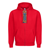 Red usa flag and mom penwraps Zipper Hoodie - Artiststas