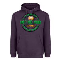Plum everybody in the pub getting tipsy Heavyweight Hoodie - MaliasSmallBusiness